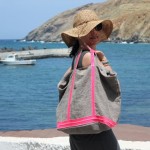 sac vanessa bruno paillettes fluo