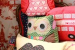 coussin hibou noel