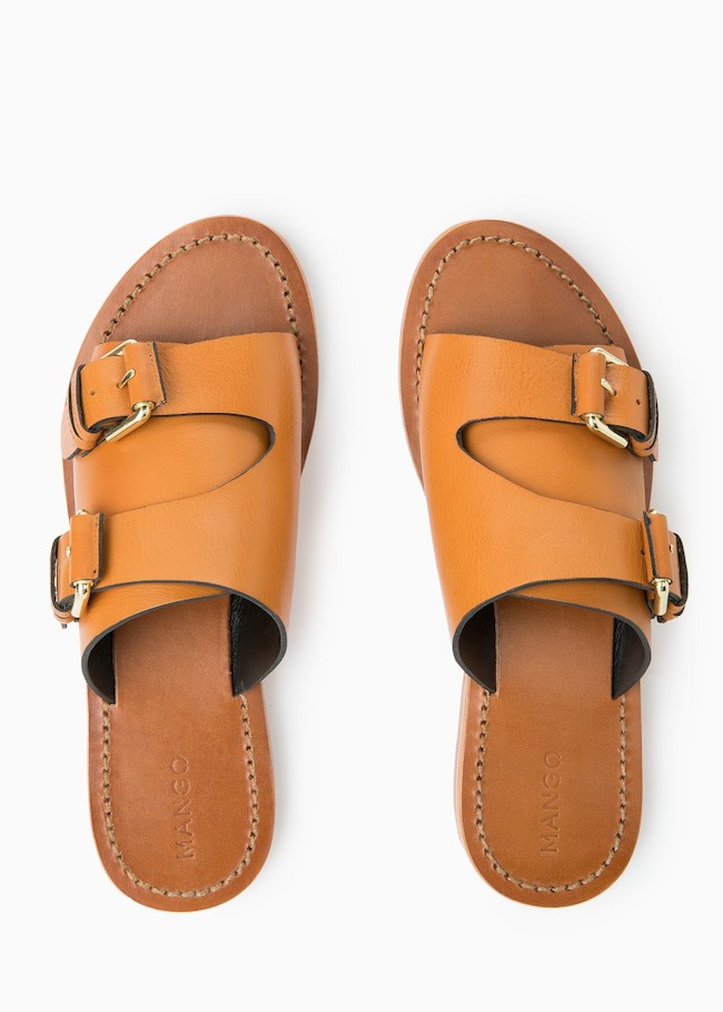 sandales cuir mango