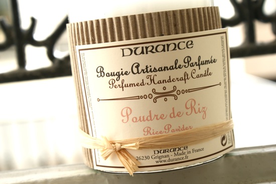 Bougie Parfumée Poudre de Riz - Durance