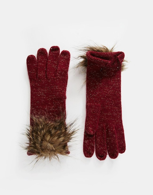 fourrure gants