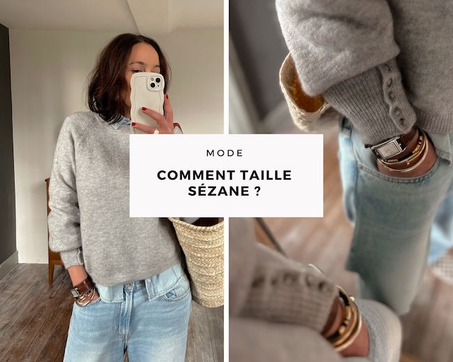 comment taille sezane